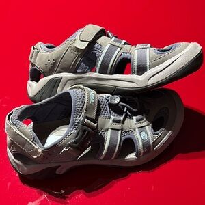 Teva Gray and Blue Winter Boots with Rugged Sole